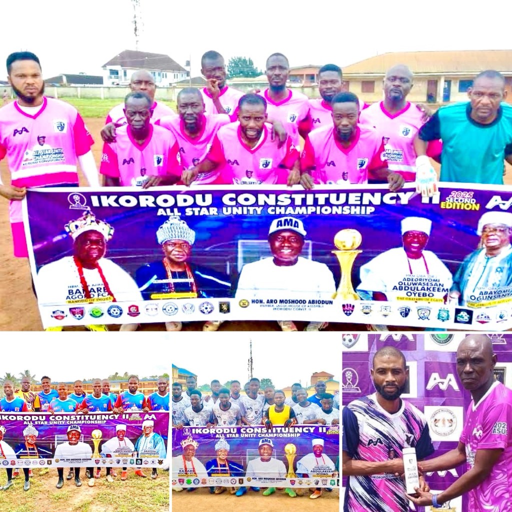 AMA ALL STARS UNITY CUP ADVANCES INTO EXCITING FOURTH WEEK AS TOURNAMENT CONTINUES TO STRENGTHEN GRASSROOT FOOTBALL, COMMUNITY BOND IN IKORODU CONSTITUENCY&nbsp;2